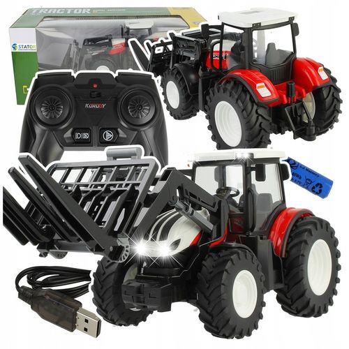 OGROMNY TRAKTOR ZDALNIE STEROWANY RC CIĄGNIK NA PILOT FARMA OŚWIETLENIE na Arena.pl