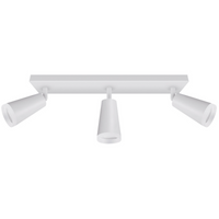 Salonowa lampa sufitowa Sana 4145 Ideus 3-punktowa biała