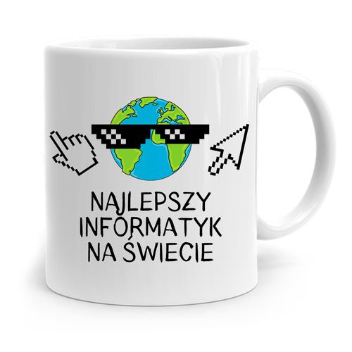 Kubek Informatyka Programisty Najlepszy Informatyk Z Nadrukiem Ze Zdjęciem na Arena.pl