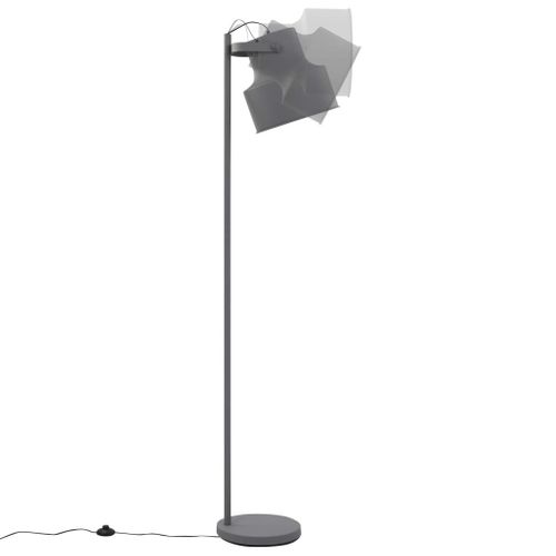 Lampa Podłogowa, Metalowa, Szara, E27 na Arena.pl