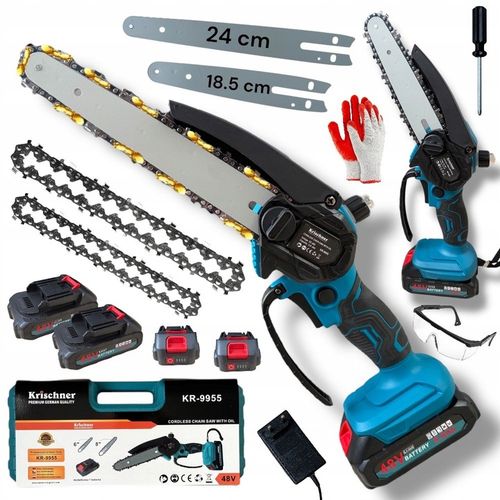 Piła AKUMULATOROWA Łańcuchowa Pilarka Do GAŁĘZI z 2 AKU 8 CALI na Arena.pl