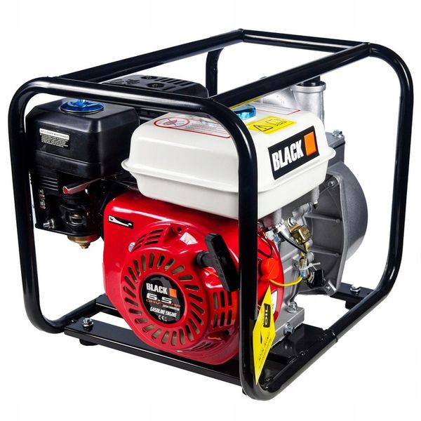 POMPA DO WODY SPALINOWA MOTOPOMPA 2" CALE 5200W + OSPRZĘT BLACK zdjęcie 4