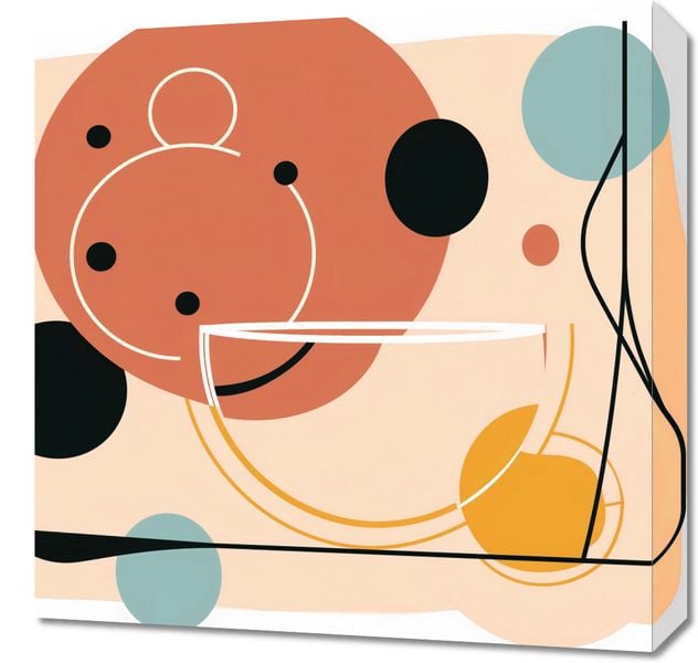 Obraz 50x50cm Harmonia Ciepła zdjęcie 1