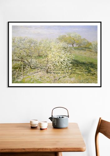 Plakat 100x70cm Spring, Monet Vintage do Salonu na Arena.pl