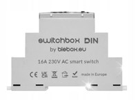 Włącznik 1-kanałowy switchBox DIN 230V WiFi BLEBOX przełącznik 2,4GHz WiFi