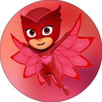 Opłatek na tort Urodziny PJ Maskas Pidżamersi Postacie