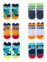 Skarpety chłopięce z elementem 3D kolorowe 6PAK 14-16 YOCLUB