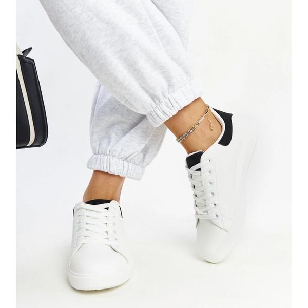 Białe trampki na platformie r.39 zdjęcie 4