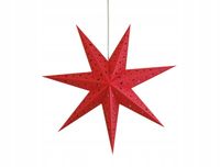 DUŻA LAMPA GWIAZDA WISZĄCA AŻUROWA ŚWIETLNA 65 cm LAMPION OZDOBA PREZENT