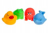 Zabawka zwierzatka do kapieli 4 szt. 034a