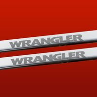 Listwa progowa JEEP WRANGLER MK3 JK Stal nierdzewna 304 połysk 2szt