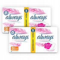 Zestaw Always Podpaski ze skrzydełkami Normal Sensitive rozm 1, 20