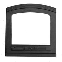 RAMA KOMINKOWA NR 10A - 50X49 CM - PRAWA Z SZYBĄ DRZWICZKI KOMINKOWE ŻELIWN