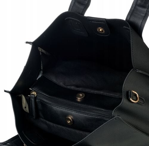 KLASYCZNA TORBA Z POMPONEM MONNARI MIEJSKA SHOPPER POJEMNA PREMIUM na Arena.pl