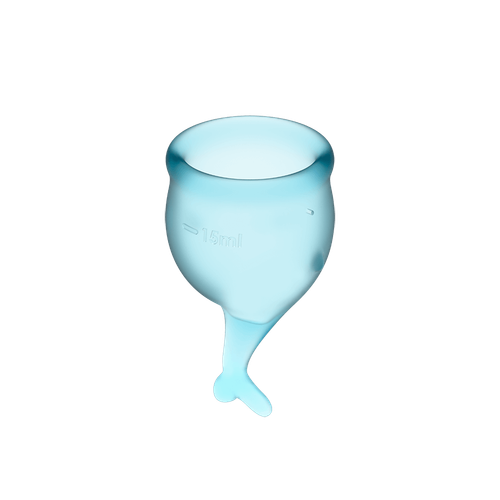 Satisfyer Feel Secure Menstrual Cup Set Light Blue na Arena.pl