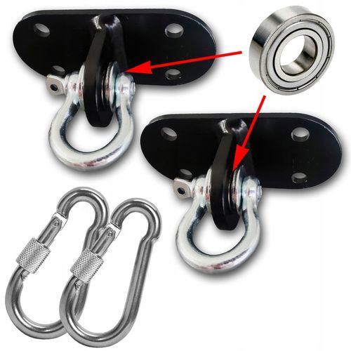 Uchwyt sufitowy z ŁOŻYSKIEM i szeklą 180st Detal2M na Arena.pl