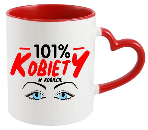 KUBEK Z NADRUKIEM PREZENT DLA KOLEŻANKI DZIEWCZYNY ŻONY DZIEŃ KOBIET na Arena.pl