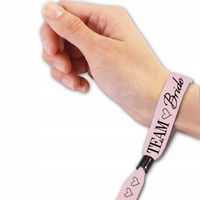 BRANSOLETKA RÓŻOWA WIECZÓR PANIEŃSKI SZARFA OPASKA