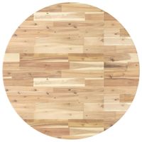 Blat do stolika, okrągły, Ø90x4 cm, lite drewno akacjowe