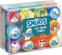 SMERFY STEMPELKI SAMOTUSZUJĄCE pieczątki z postaciami bajki z gry