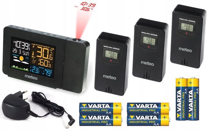 STACJA POGODOWA METEO SP79 Z Projektorem zdjęcie 10