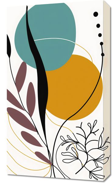 Obraz 40x70cm Akwarelowe Przebudzenie zdjęcie 1