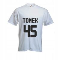 ŚMIESZNA KOSZULKA T-shirt na urodziny z imieniem