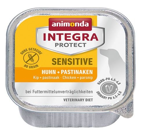 Animonda Integra Protect Sensitive dla psa kurczak + pasternak tacka 150g na Arena.pl