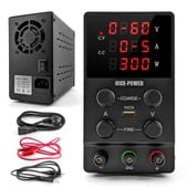 Zasilacz Laboratoryjny Serwisowy 60V 5A Regulowany Precyzyjny USB CC CV