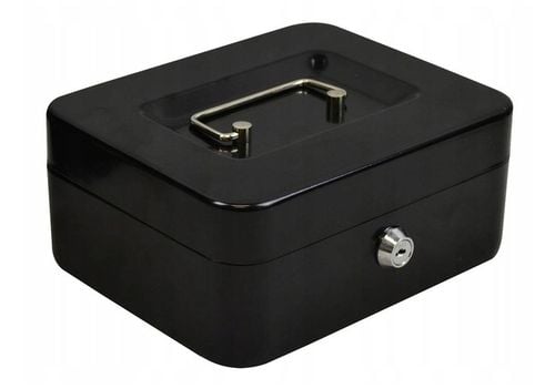 DUŻA KASETKA SEJF METALOWY XXL NA PIENIĄDZE DOKUMENTY + 2 KLUCZYKI na Arena.pl