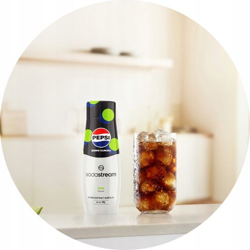 Zestaw Syrop do wody SodaStream PEPSI LIME Zero 3x440 ml + Torba na Arena.pl
