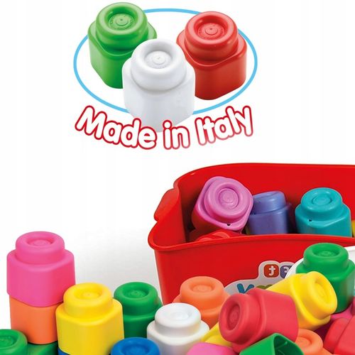 CLEMMY KOSZYK SENSORYCZNY z miękkimi klockami Clementoni na Arena.pl