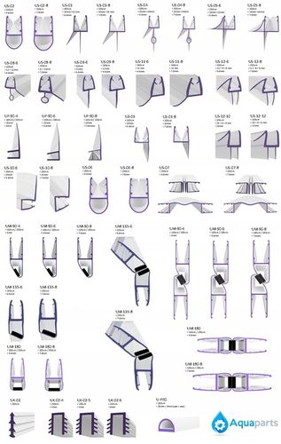 USZCZELKA ŁĄCZĄCA do kabiny 200cm 5 6mm US-07 na Arena.pl