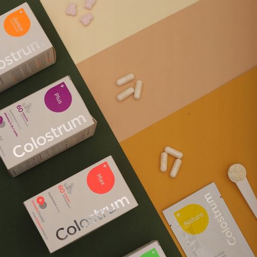 Suplement diety Colostrum PLUS witamina C, D+CYNK KAPSUŁKI 60 dni + prezent na Arena.pl