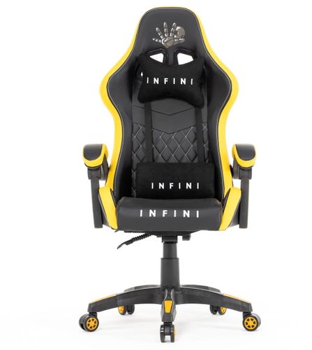 Fotel  Gamingowy Gracza Infini  Five Black/Yellow na Arena.pl