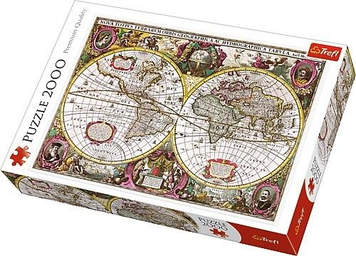 Trefl Puzzle 2000 elementów Mapa Ziemi na Arena.pl