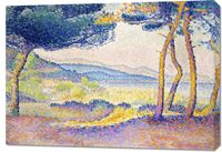 Obraz 100x70cm Pines Along the Shore, Henri-Edmond Cross do Salonu