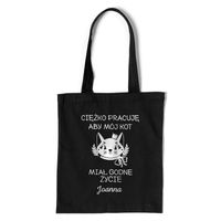 TORBA na zakupy z NADRUKIEM dla KOCIARY