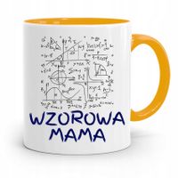 Kubek Żółty Prezent Dla Wzorowej Mamy Matki Mamusi Z Nadrukiem Ze Zdjęciem