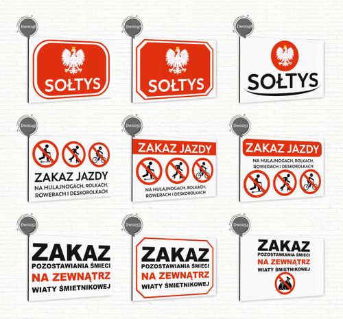 Tabliczka znak informacyjny 30x20 Biała PŁATNOŚĆ TYLKO GOTÓWKĄ Dibond na Arena.pl