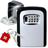 Sejf Na Klucze Skrzynka Srebrna