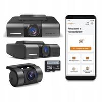 Rejestrator samochodowy FineVu WiFi 32GB QHD FHD GPS BAZA RADARÓW