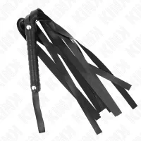 kink czarny bicz szeroki ogon 48,5 cm skorzany model flogger