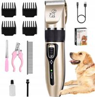 MASZYNKA DO STRZYŻENIA PSÓW PSA KOTA ZWIERZĄT ZESTAW MOCNA CICHA