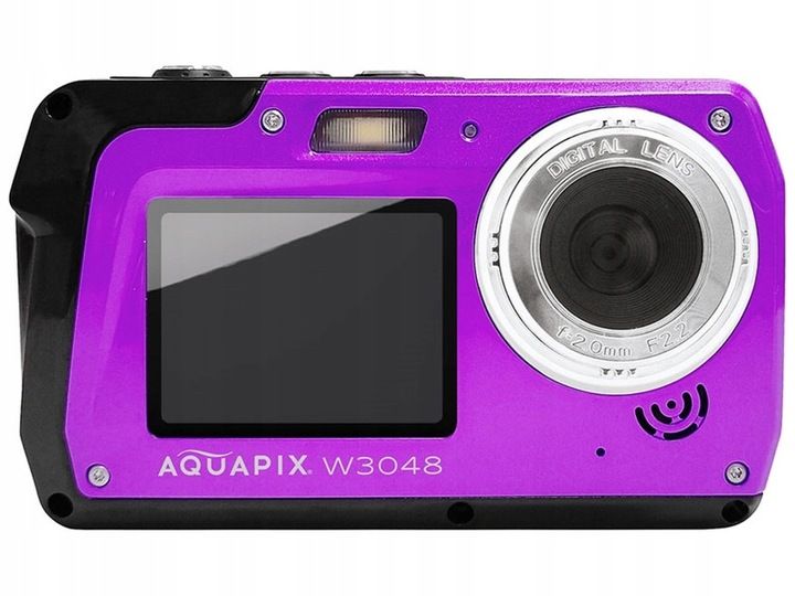 Aparat EASYPIX Aquapix W3048 Edge Fioletowy zdjęcie 1