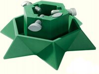 Stojak do choinki plastikowy choinkowy GWIAZDA do 2,5m 153