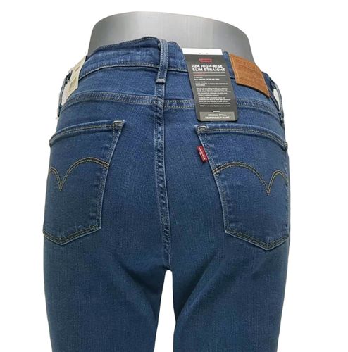 Damskie jeansy Levi's 724 rurki wysoki stan 188830107 oryg. Levis W28/L34 na Arena.pl