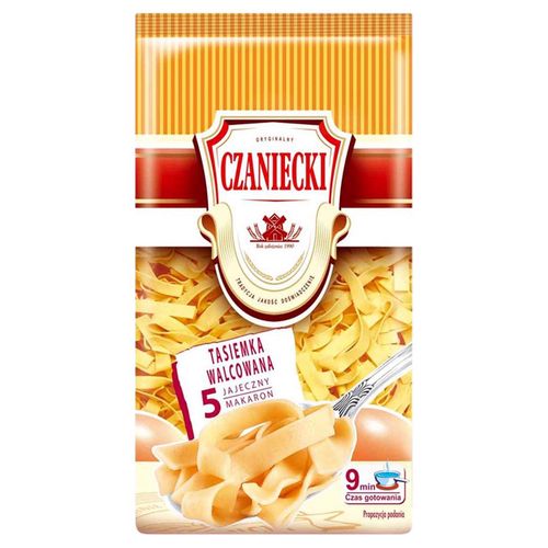 Czaniecki Tasiemka walcowana 5 jajeczny makaron 250 g na Arena.pl