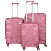 zestaw walizek z polipropylenu z organizerem na suwak - peterson