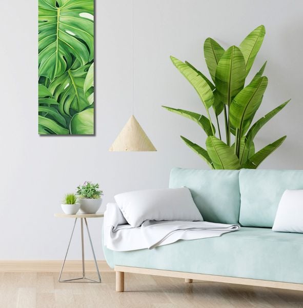 Obraz 30x90cm Tajemnice Liści zdjęcie 2